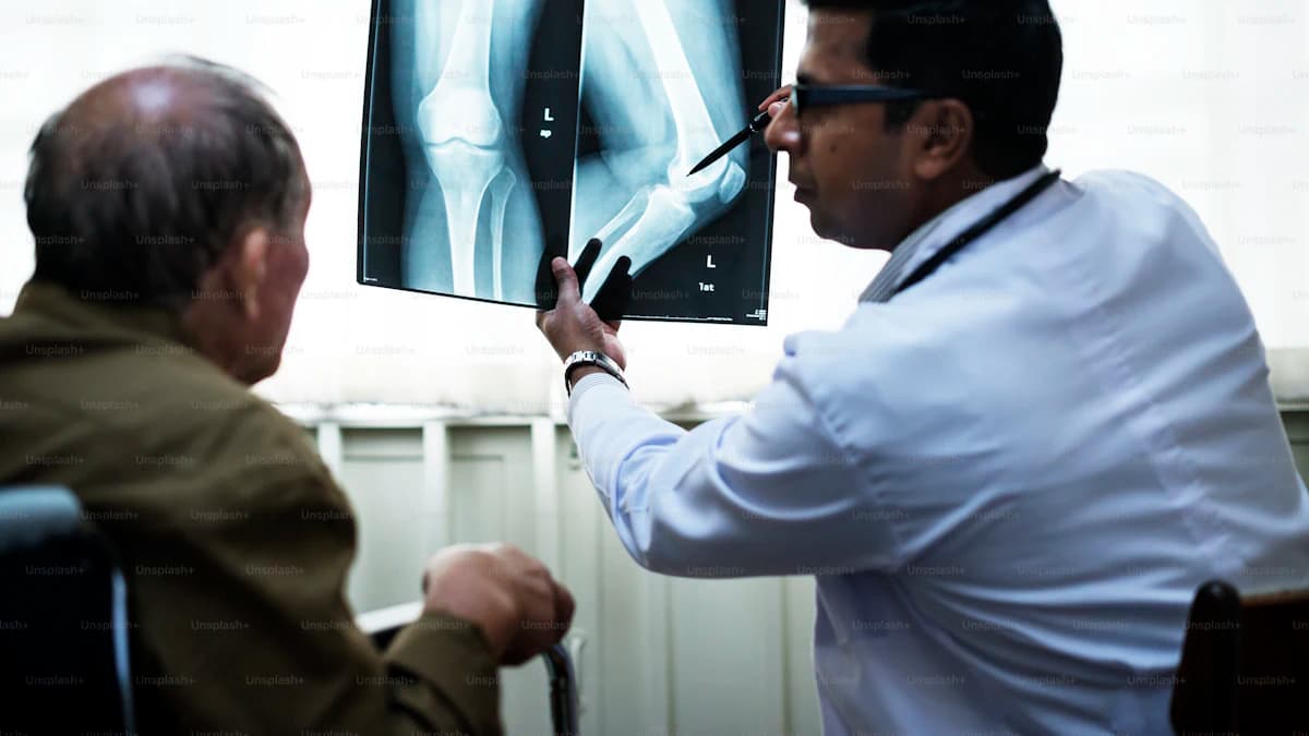 Patient bespreekt klachten en medicatie met een arts tijdens een consult